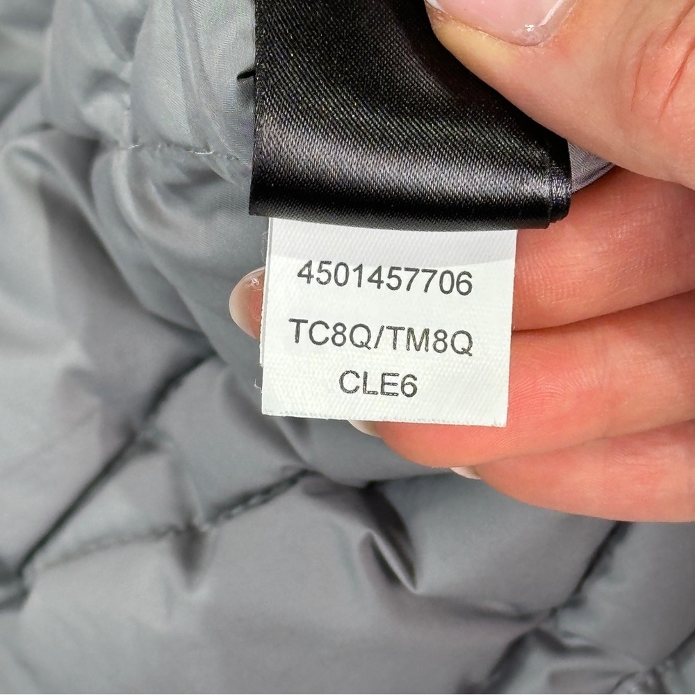 The North Face Puffer Jacket 550 Fill Chevron Down Grey S - Picture 11 of 13